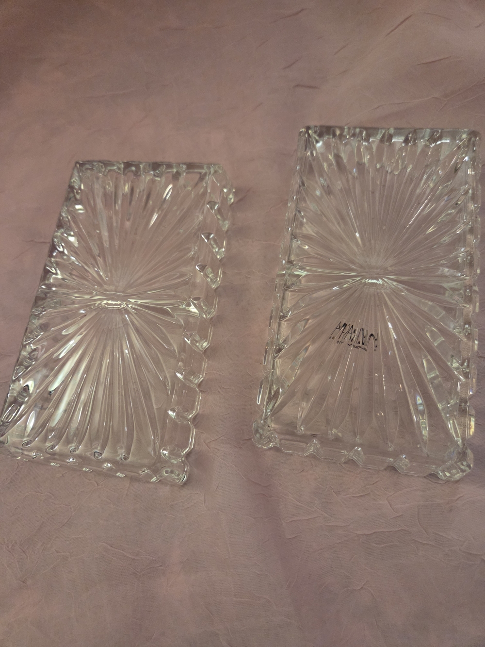 Clear Glass Rectangular Decorative Tray - Home Accents